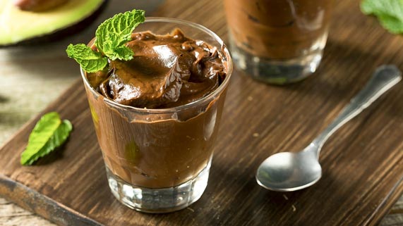 Receta de Mousse de Aguacate y Chocolate