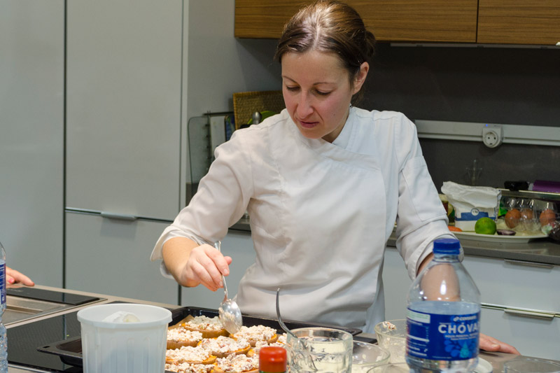 Curso de cocina. Cenas ligeras. Bruschetta de Calabaza