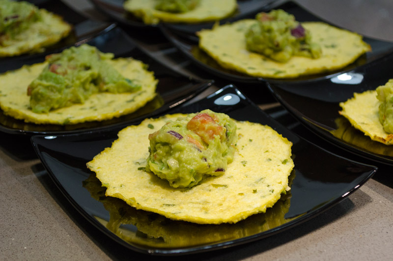 Curso de cocina. Cenas ligeras. Tacos con guacamole