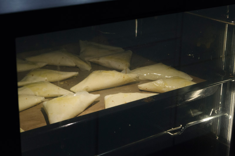 Curso de cocina. Cenas ligeras. Horneando la pasta filo