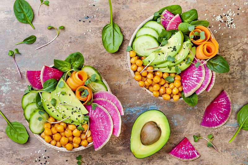 ensalada de garbanzos