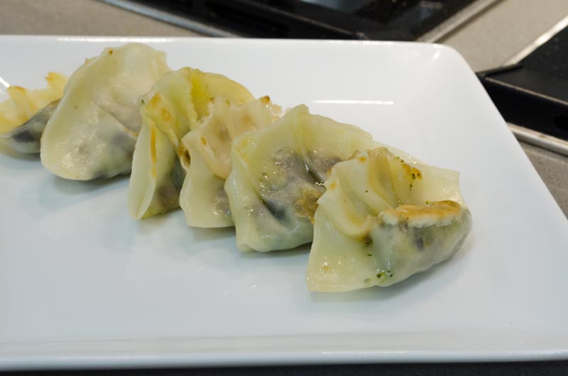 Receta de gyozas vegetarianas