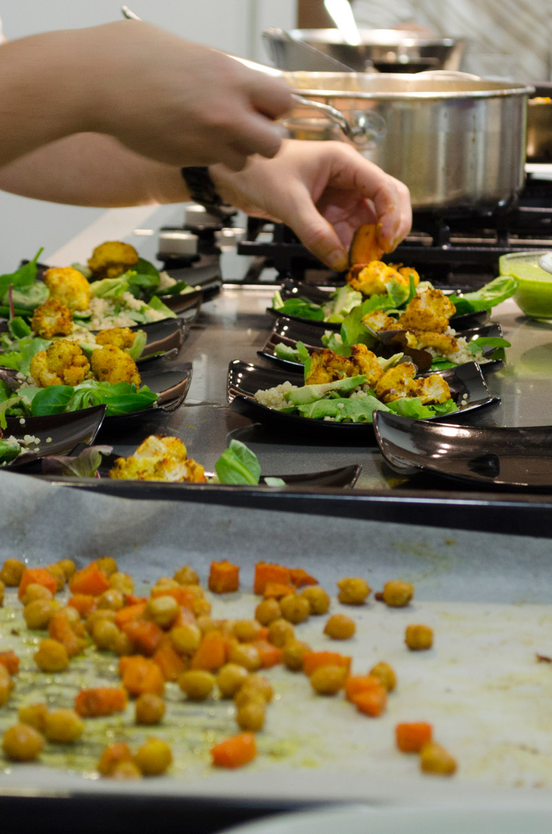 Taller Cocina Saludable. Comidas de Otoño. Ensalada de garbanzos
